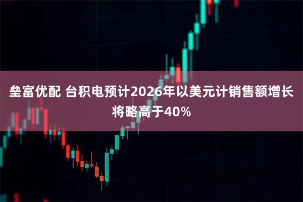 垒富优配 台积电预计2026年以美元计销售额增长将略高于40%